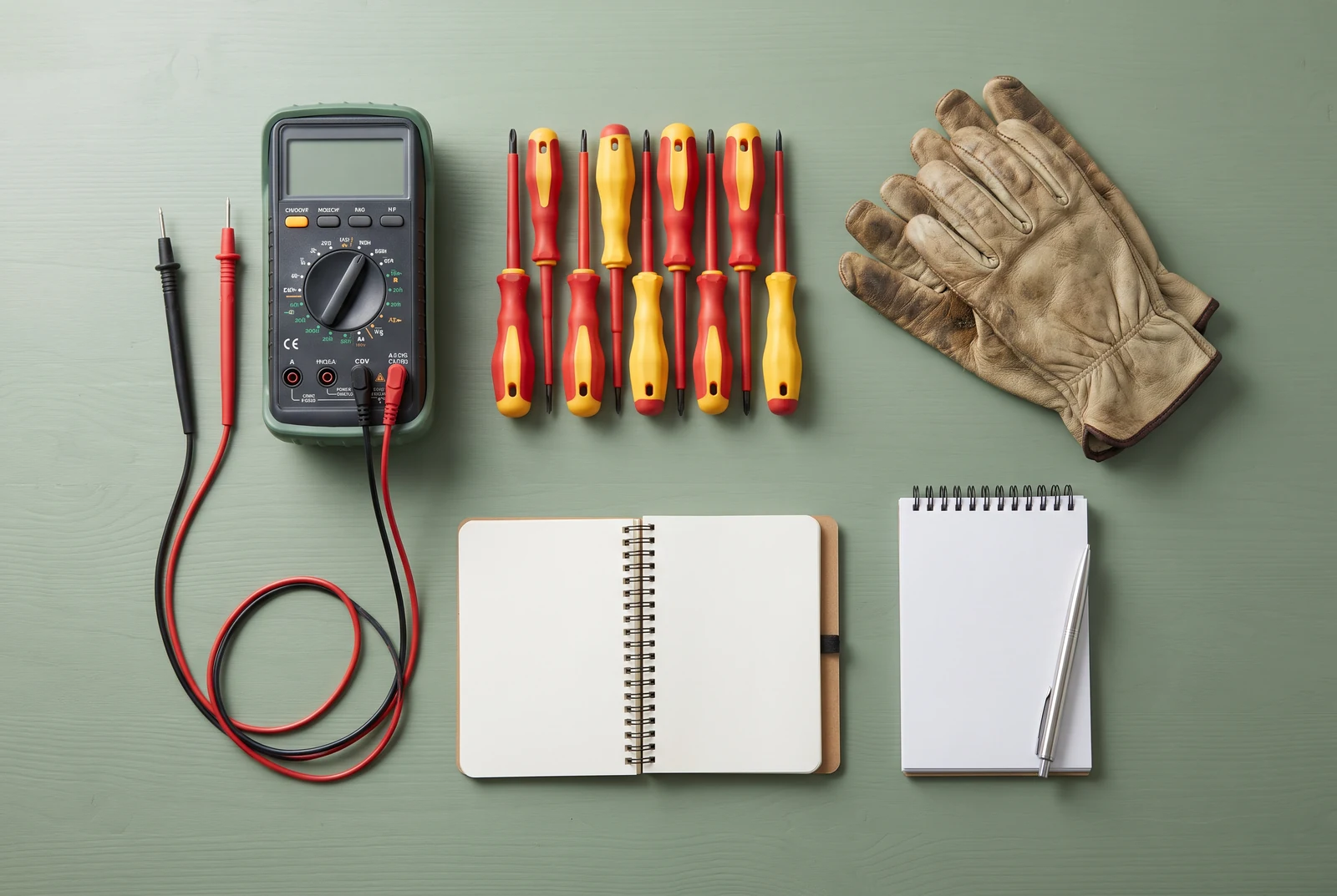 Tools set down for qualified appliance work
